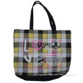 Nice customized printing layout promotional canvas beach bag